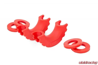 Rough Country D-Ring Isolators (Red, Pair) - RS102