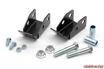 Rough Country Rear Shock Relocation Brackets Jeep Wrangler 1997-2006 - 1185