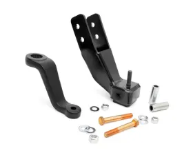 Rough Country Front Track Bar Bracket and Pitman Arm for 4-6-inch Lifts Jeep Wrangler TJ 4WD 1997-2006
