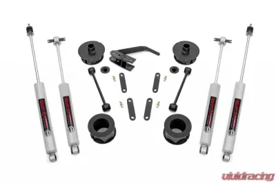 Rough Country 2.5" Premium Suspension Lift Kit Jeep Wrangler 2007-2018 - 65730
