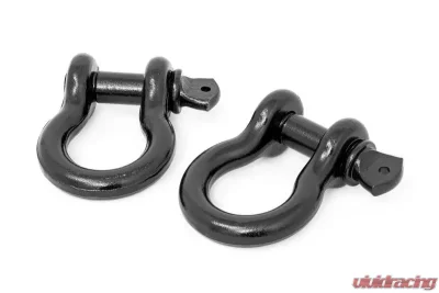 Rough Country D-Ring Set - Black - RS121