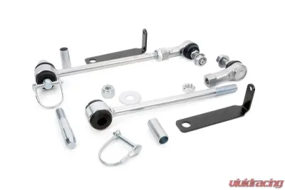 Rough Country Front Sway Bar Quick Disconnects for 3-6-inch Lifts Jeep - 1131