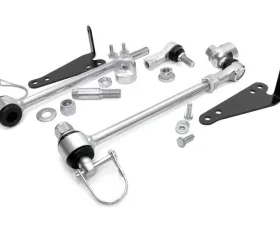 Rough Country Front Sway Bar Quick Disconnects for 4-6-inch Lifts Jeep Wrangler 1997-2006