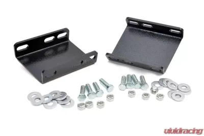Rough Country Front Sway Bar Drop Brackets for 4-6-inch Lifts Ford 4WD | RWD 1980-1997 - 1018