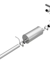 BRExhaust Direct-Fit Exhaust Dodge Dakota 1997-1999                                     - 106-0212 - Image 2