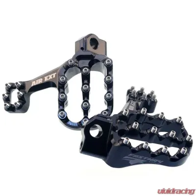 Fastway Footpeg Air Ext Raised Angle Black - 22-EXT-002BKS