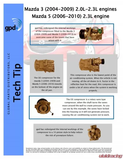 Global Parts Distributors LLC A/C Compressor - 6511699