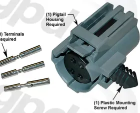 Global Parts Distributors LLC A/C Pressure Transducer Connector