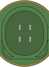 Global Parts Distributors LLC Engine Coolant Temperature Sensor                                     - 1712510 - Image 2