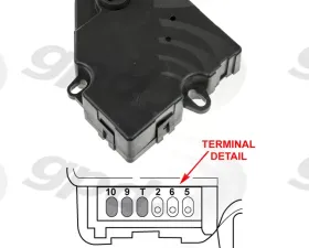 Global Parts Distributors LLC HVAC Recirculation Door Actuator
