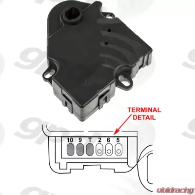 Global Parts Distributors LLC HVAC Recirculation Door Actuator - 1712273