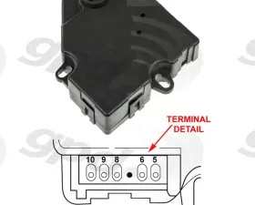 Global Parts Distributors LLC HVAC Recirculation Door Actuator