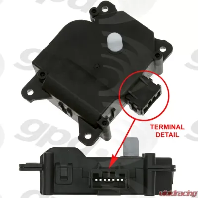 Global Parts Distributors LLC HVAC Recirculation Door Actuator - 1712324