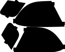 Lamin-X Protective Film Taillight Covers BMW E46 Coupe 2000-2005