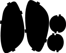 Lamin-X Protective Film Headlight and Foglights Covers Pontiac Solstice 2006-2009