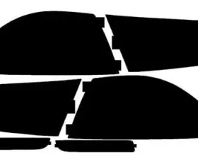 Lamin-X Protective Film Tail Light Covers Mitsubishi EVO X 2008-2012