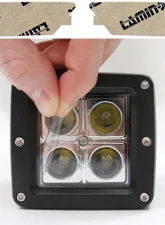 Lamin-X Clear Fog Light Covers Audi A4 2013-2016                                     - A129CL - Image 4