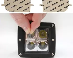 Lamin-X BMW 5-Series 1997-2000 Square Clear Fog Light Covers