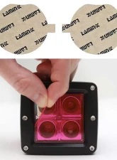 Lamin-X BMW M6 2006-2010 Pink Fog Light Covers                                     - B116-1P - Image 4