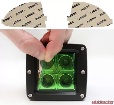 Lamin-X BMW 3-Series Sedan 2006-2008 Green Fog Light Covers - B118GR