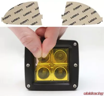 Lamin-X BMW 3-Series Sedan 2006-2008 Yellow Fog Light Covers - B118Y