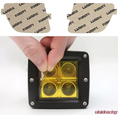 Lamin-X BMW 7-series 2009-2015 Yellow Fog Light Covers - B127Y
