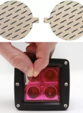 Lamin-X BMW X1 2016-2018 Pink Fog Light Covers                                     - B157P - Image 4