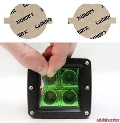 Lamin-X BMW 5-Series 2001-2003 Dome Green Fog Light Covers - B402-1GR