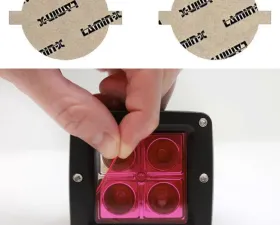 Lamin-X BMW 5-Series 2001-2003 Dome Pink Fog Light Covers