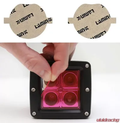 Lamin-X BMW 5-Series 2001-2003 Dome Pink Fog Light Covers - B402-1P