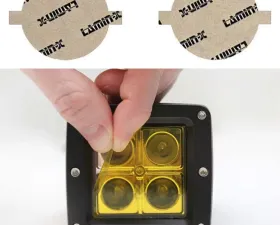 Lamin-X BMW 5-Series 2001-2003 Dome Yellow Fog Light Covers
