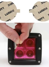 Lamin-X BMW 5-Series 2004-2007 Dome Pink Fog Light Covers                                     - B402-3P - Image 4