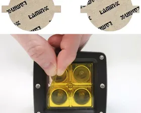 Lamin-X BMW 5-Series 2004-2007 Dome Yellow Fog Light Covers