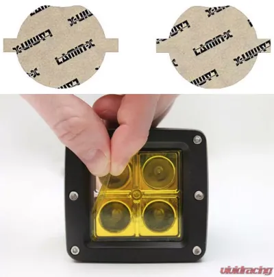 Lamin-X BMW 5-Series 2004-2007 Dome Yellow Fog Light Covers - B402-3Y