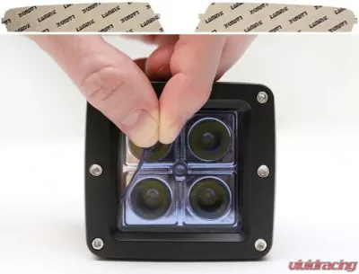 Lamin-X BMW Z4 2006-2008 Rectangle Blue Fog Light Covers - B409B