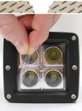 Lamin-X BMW Z4 2006-2008 Rectangle Clear Fog Light Covers                                     - B409CL - Image 4