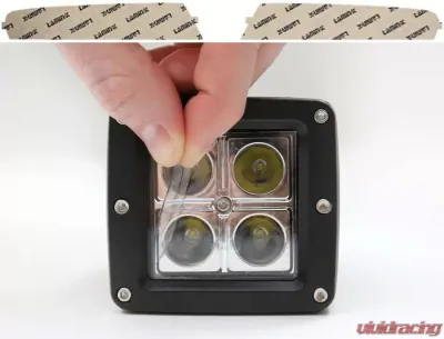 Lamin-X BMW Z4 2006-2008 Rectangle Clear Fog Light Covers - B409CL