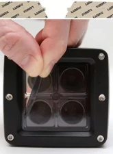 Lamin-X BMW Z4 2006-2008 Rectangle Gunsmoke Fog Light Covers                                     - B409G - Image 5