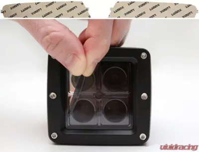 Lamin-X BMW Z4 2006-2008 Rectangle Gunsmoke Fog Light Covers - B409G