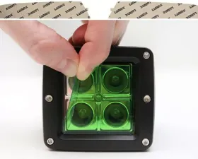 Lamin-X BMW Z4 2006-2008 Rectangle Green Fog Light Covers