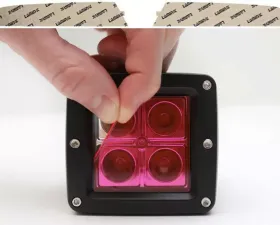 Lamin-X BMW Z4 2006-2008 Rectangle Pink Fog Light Covers