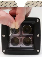 Lamin-X BMW Z4 2006-2008 Rectangle Tint Fog Light Covers                                     - B409T - Image 4