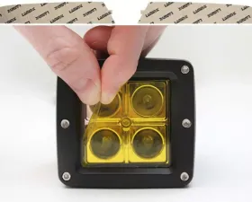 Lamin-X BMW Z4 2006-2008 Rectangle Yellow Fog Light Covers