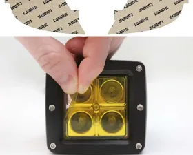 Lamin-X BMW 5-Series E60 2008-2010 Yellow Fog Light Covers