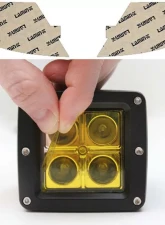 Lamin-X BMW 5-Series E60 2008-2010 Yellow Fog Light Covers                                     - B417Y - Image 5