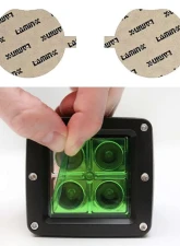 Lamin-X BMW 3-Series Sedan 2009-2011 Round Green Fog Light Covers                                     - B429GR - Image 5