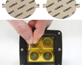 Lamin-X BMW 5-Series M-Sport F10 2010-2016 Yellow Fog Light Covers