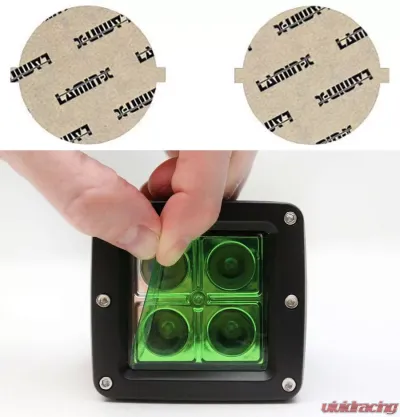 Lamin-X BMW Z4 2003-2005 Sport 2.75" Green Fog Light Covers - B809GR