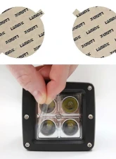 Lamin-X Chrysler 300 2004-2010 Clear Fog Light Covers                                     - C108CL - Image 4