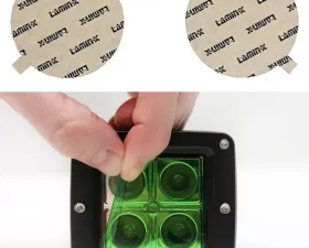 Lamin-X Chrysler 300 2004-2010 Green Fog Light Covers